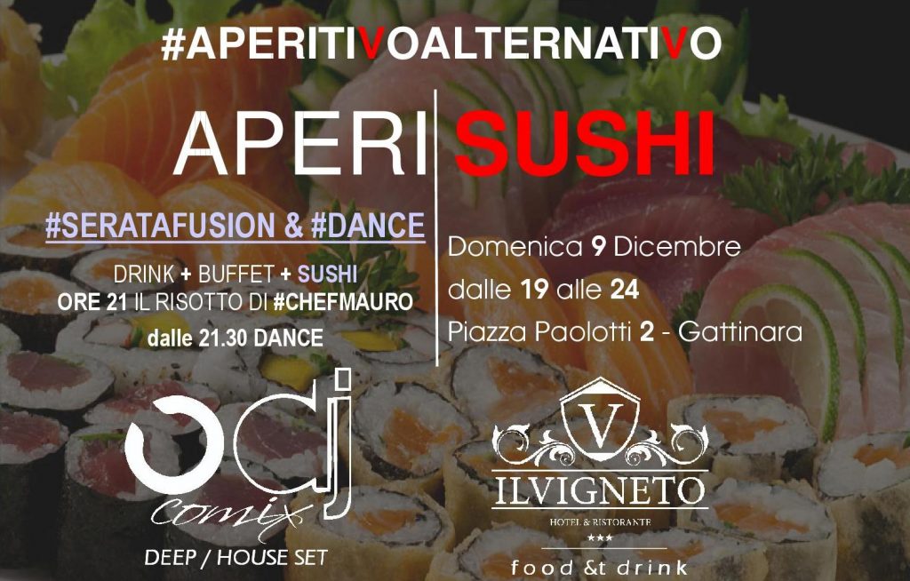 Aperisushi dicembre il vigneto