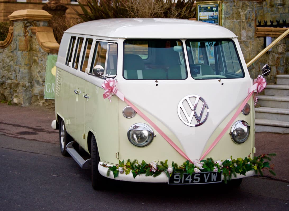 volkswagen furgone matrimonio